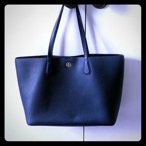 Tory Burch Navy Perry Tote